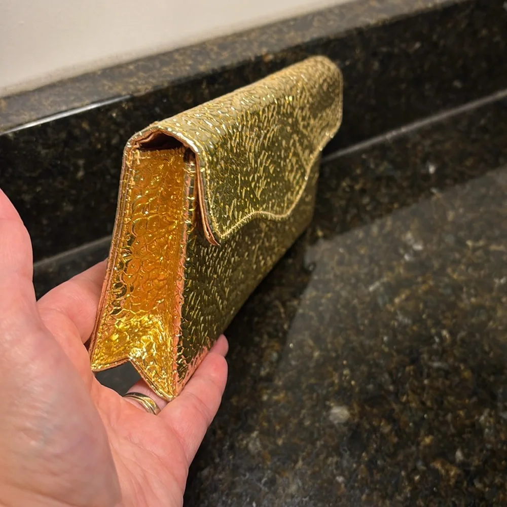 Gold Clutch Bag